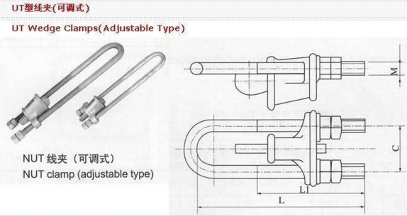 Hot - Dip Galvanized Steel Adjustable U Wedge clamp