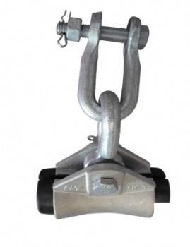 preformed suspension cable clamp