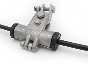 preformed suspension cable clamp